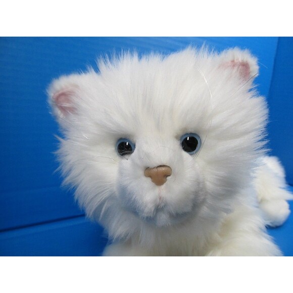 Douglas Cuddle Toys Amir the persian White Cat Plush #293 Retired Realistic - Picture 8 of 8